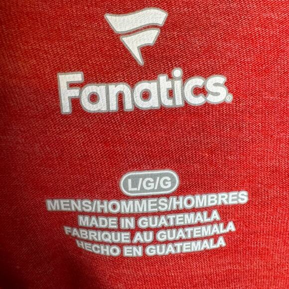 Fanatics Washington Capitals Red Heather T-Shirt Men's Large NHL Tee NWOT - Picture 4 of 7